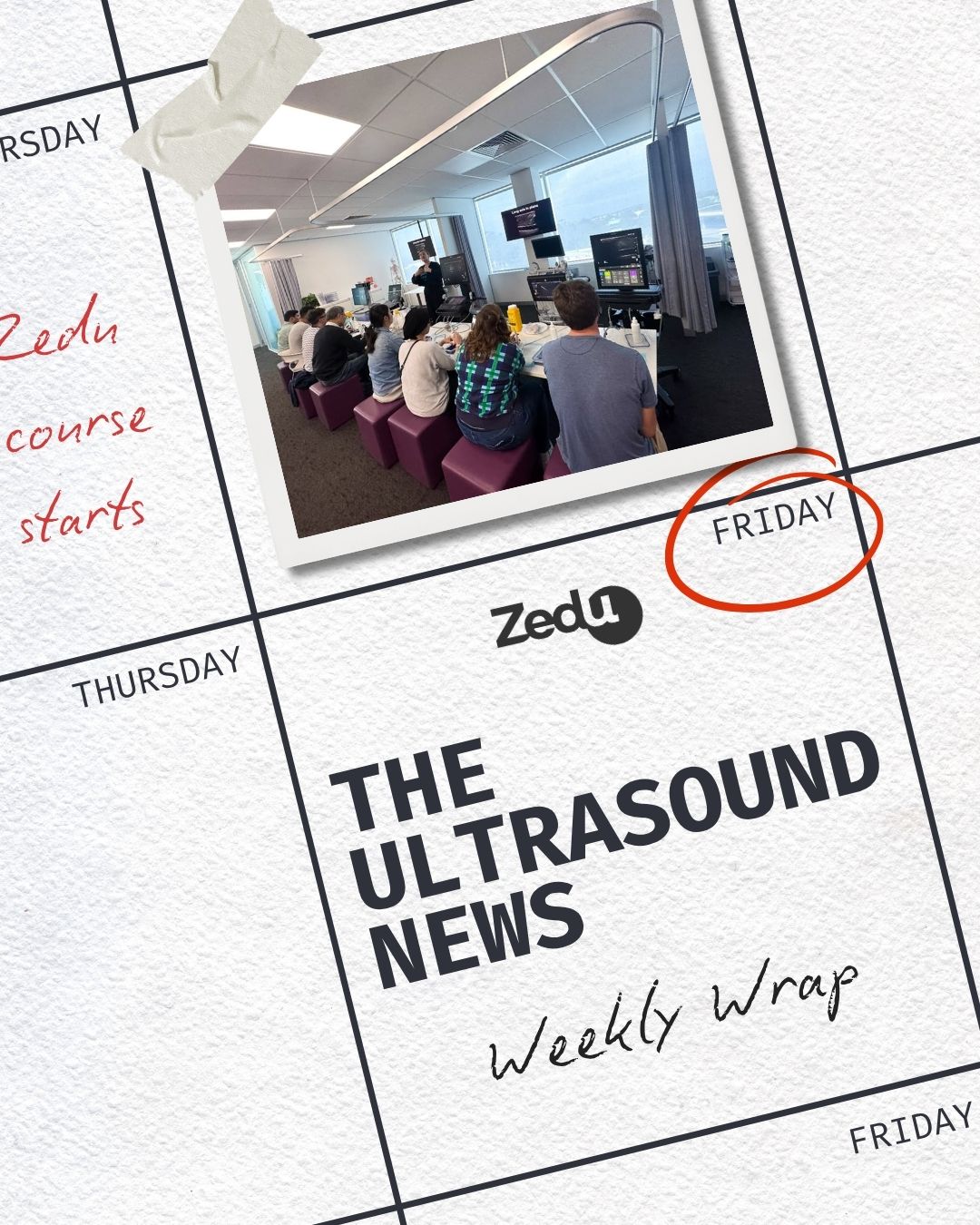 The Zedu weekly wrap - bringing together the best in free ultrasound news, views and opinions from across the internet.